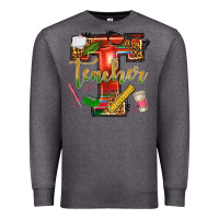 Charcoal Heather western teacher Premium Sweatshirt - texasbilliewilder