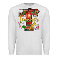 Oatmeal Heather western teacher Premium Sweatshirt - texasbilliewilder