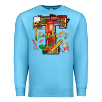 Ocean Blue western teacher Premium Sweatshirt - texasbilliewilder