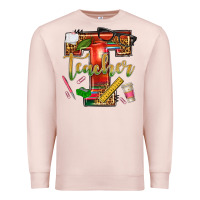 Pale Pink western teacher Premium Sweatshirt - texasbilliewilder