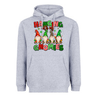 Heather Grey hanging with my gnomies Heavyweight Hoodie - MaliasSmallBusiness