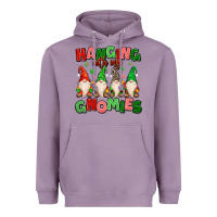 Lavender hanging with my gnomies Heavyweight Hoodie - MaliasSmallBusiness