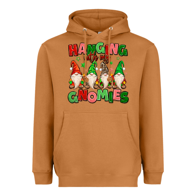 Hanging With My Gnomies Heavyweight Hoodie by MaliasSmallBusiness | Teevron