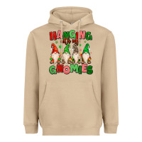 Mushroom hanging with my gnomies Heavyweight Hoodie - MaliasSmallBusiness