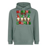Sage hanging with my gnomies Heavyweight Hoodie - MaliasSmallBusiness