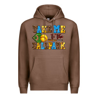 Chestnut take me to the ballpark softball Premium Hoodie - AdoDesignShop