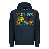 Navy take me to the ballpark softball Premium Hoodie - AdoDesignShop