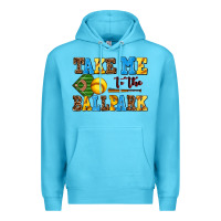 Ocean Blue take me to the ballpark softball Premium Hoodie - AdoDesignShop
