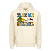 Sandshell take me to the ballpark softball Premium Hoodie - AdoDesignShop