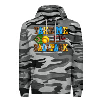 Slate Camo take me to the ballpark softball Premium Hoodie - AdoDesignShop