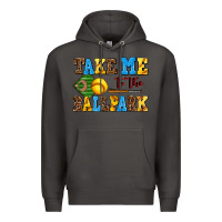 Smoke take me to the ballpark softball Premium Hoodie - AdoDesignShop