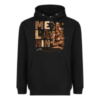 Black melanin christmas with christmas tree Heavyweight Hoodie - MaliasSmallBusiness