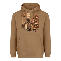 Toasted Coconut melanin christmas with christmas tree Heavyweight Hoodie - MaliasSmallBusiness