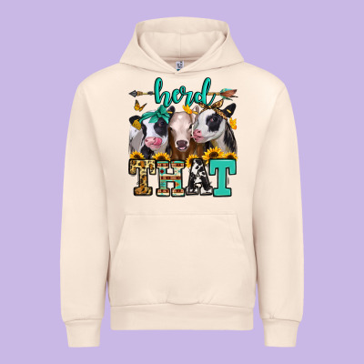 Herd That Heifers Urban Hoodie Designed By Jasminsmagicworld