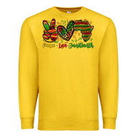Lemon peace love juneteenth Premium Sweatshirt - Zillion Design Studio