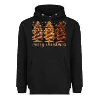 Black melanin christmas trees Heavyweight Hoodie - MaliasSmallBusiness