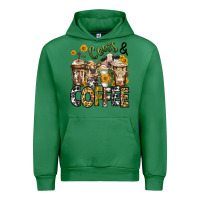 Emerald cows and coffee cups Urban Hoodie - Jasminsmagicworld