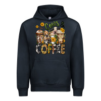 Navy cows and coffee cups Urban Hoodie - Jasminsmagicworld