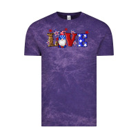 American Flag Gnomes Love Vintage Tee | Teevron
