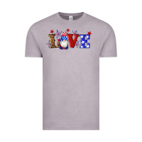 Vintage Zinc american flag gnomes love Vintage Tee - Artiststas