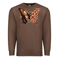 Chestnut melanin  butterfly Premium Sweatshirt - Zillion Design Studio