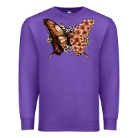 Purple melanin  butterfly Premium Sweatshirt - Zillion Design Studio