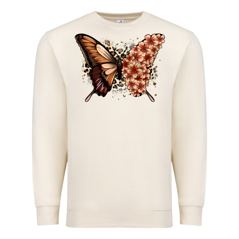 Melanin  Butterfly Premium Sweatshirt by Zillion Design Studio | Teevron