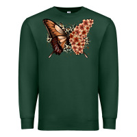 Sports Green melanin  butterfly Premium Sweatshirt - Zillion Design Studio