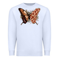 White melanin  butterfly Premium Sweatshirt - Zillion Design Studio
