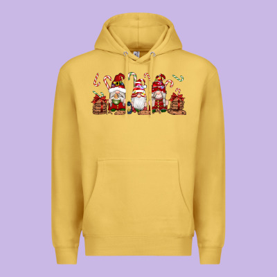 Christmas Gnomes Premium Hoodie Designed By Artiststas