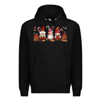 Black Christmas Gnomes Premium Hoodie - Artiststas