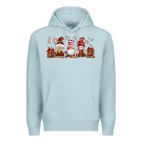 Blue Mist Christmas Gnomes Premium Hoodie - Artiststas