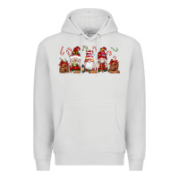 Dove Grey Christmas Gnomes Premium Hoodie - Artiststas