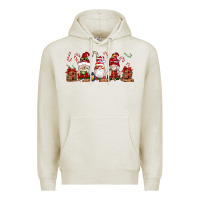 Oatmeal Heather Christmas Gnomes Premium Hoodie - Artiststas