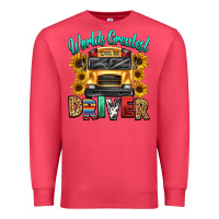 Cardinal worlds greatest school bus driver Premium Sweatshirt - texasbilliewilder