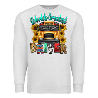 Oatmeal Heather worlds greatest school bus driver Premium Sweatshirt - texasbilliewilder