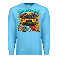 Ocean Blue worlds greatest school bus driver Premium Sweatshirt - texasbilliewilder