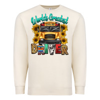 Sandshell worlds greatest school bus driver Premium Sweatshirt - texasbilliewilder