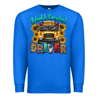 True Royal worlds greatest school bus driver Premium Sweatshirt - texasbilliewilder
