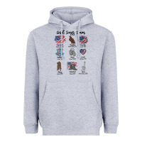 Heather Grey god says i am Heavyweight Hoodie - MaliasSmallBusiness