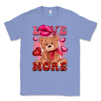Colony Blue love more with toy bear Classic Tee - FaDigitalArtStudio