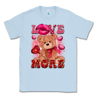 Dusty Blue love more with toy bear Classic Tee - FaDigitalArtStudio