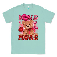 Seafoam love more with toy bear Classic Tee - FaDigitalArtStudio