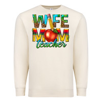 Sandshell wife mom teacher Premium Sweatshirt - texasbilliewilder