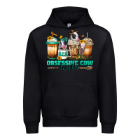 Black ocd obsessive cow disorder coffee cups Urban Hoodie - Jasminsmagicworld