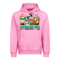 Fuchsia Pink ocd obsessive cow disorder coffee cups Urban Hoodie - Jasminsmagicworld