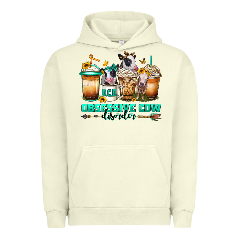Ocd Obsessive Cow Disorder Coffee Cups Urban Hoodie by Jasminsmagicworld | Teevron