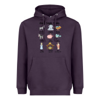 Plum god says i am Heavyweight Hoodie - MaliasSmallBusiness