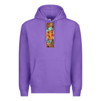 Purple autumn squirrel Premium Hoodie - BundleAndBundleShop