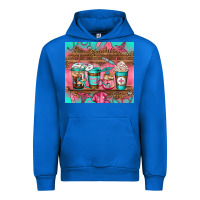 Cobalt nurse fuel coffee cups Urban Hoodie - Jasminsmagicworld